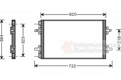 VAN WEZEL 43005294 -  Конденсатор, кондиционер